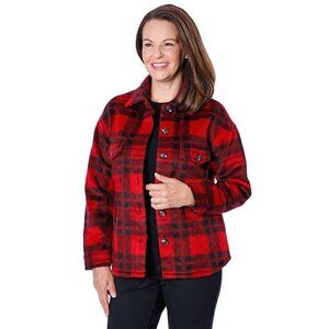 Parkhurst Elliott Shirt Jacket in Red Flannel